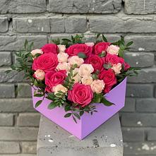 Цветочная композиция из Розы в коробке в Пангодах