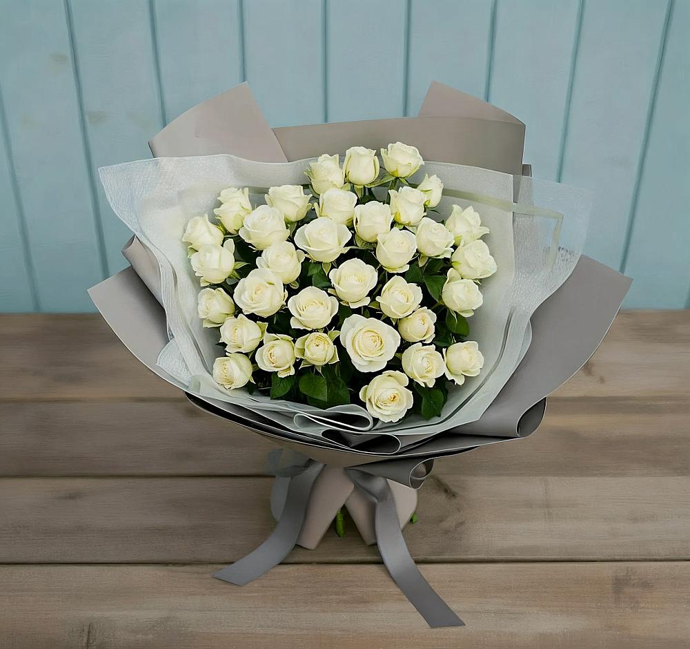 Букет Белоснежная нежность в Пангодах