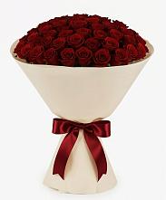 Букет 101 Бордовая роза Блэк Бакарра в Пангодах