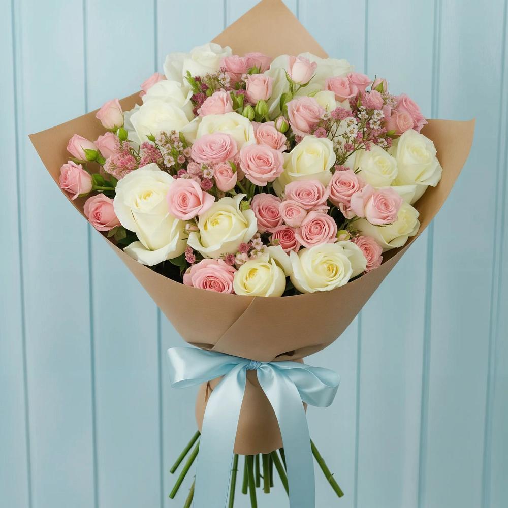 Букет цветов из: Розы в Пангодах