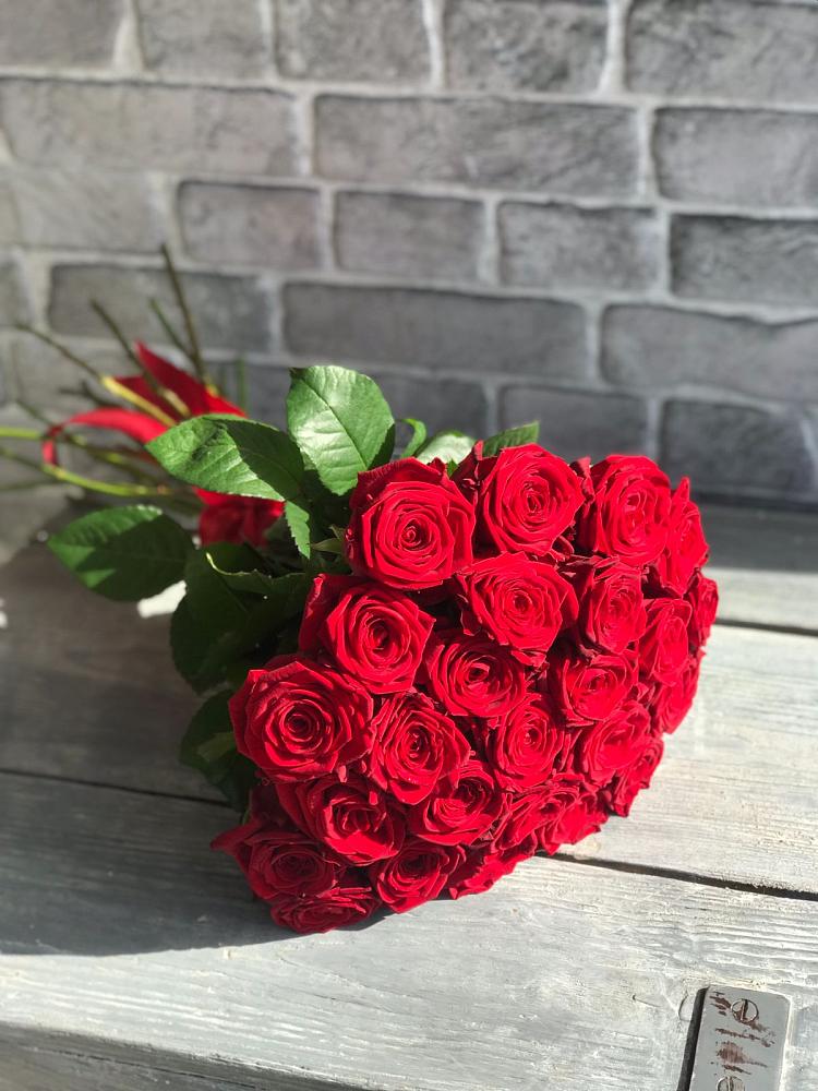 Букет Красные розы Фридом в Пангодах