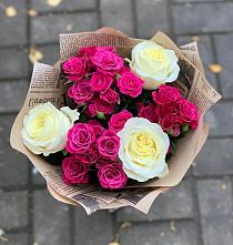 Букет цветов из:  Розы #REPLACE_PRED# Пангодах