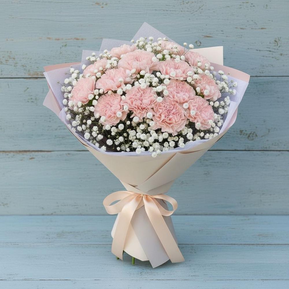 Букет цветов из: Гвоздики в Пангодах