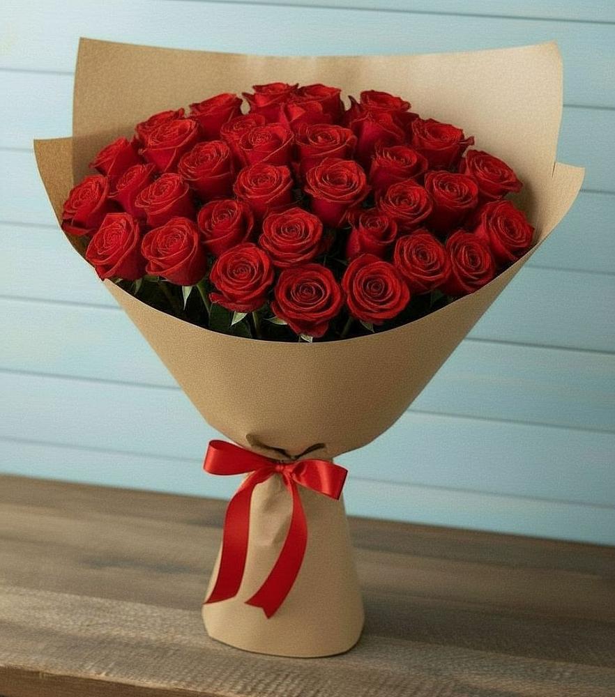 Букет Красные розы Милано в Пангодах