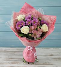 Букет цветов из:  Герберы #REPLACE_PRED# Пангодах