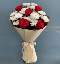 Букет цветов из:  Розы и Хризантемы в Пангодах