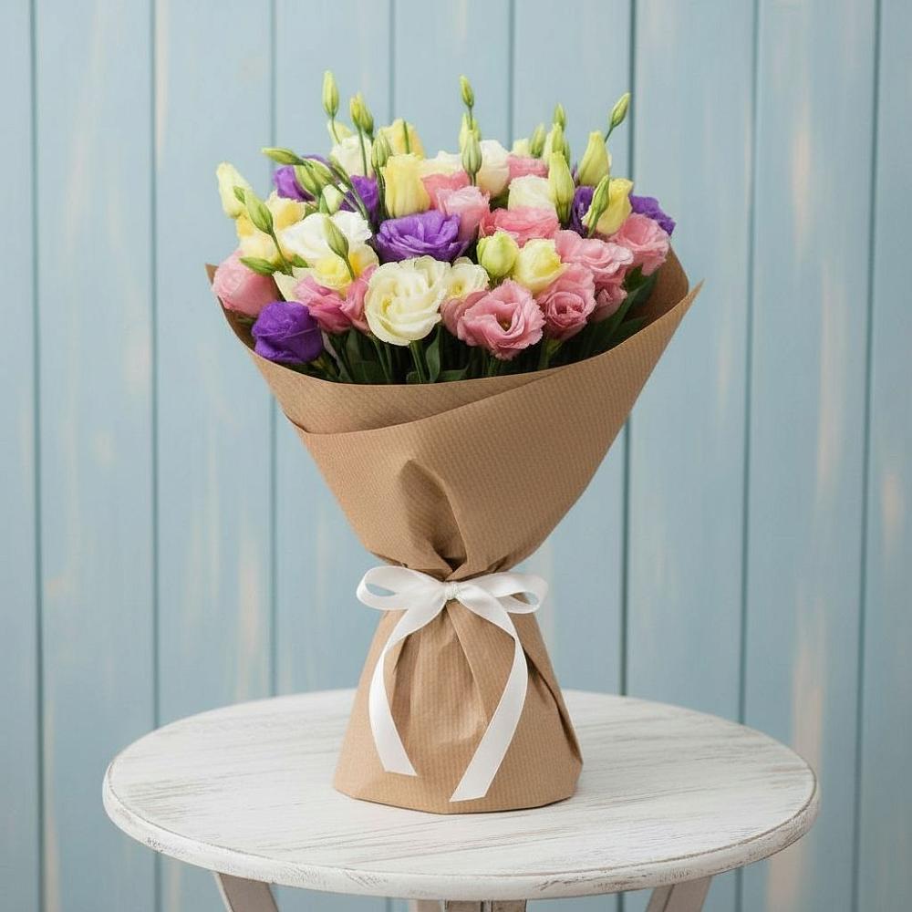 Букет цветов из: Лизиантусы в Пангодах