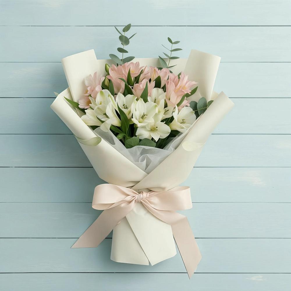 Букет цветов из: Альстромерии в Пангодах