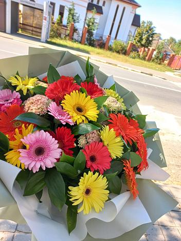 Букет цветов из: Герберы в Пангодах
