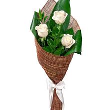 Букет 3 белые розы #REPLACE_PRED# Пангодах