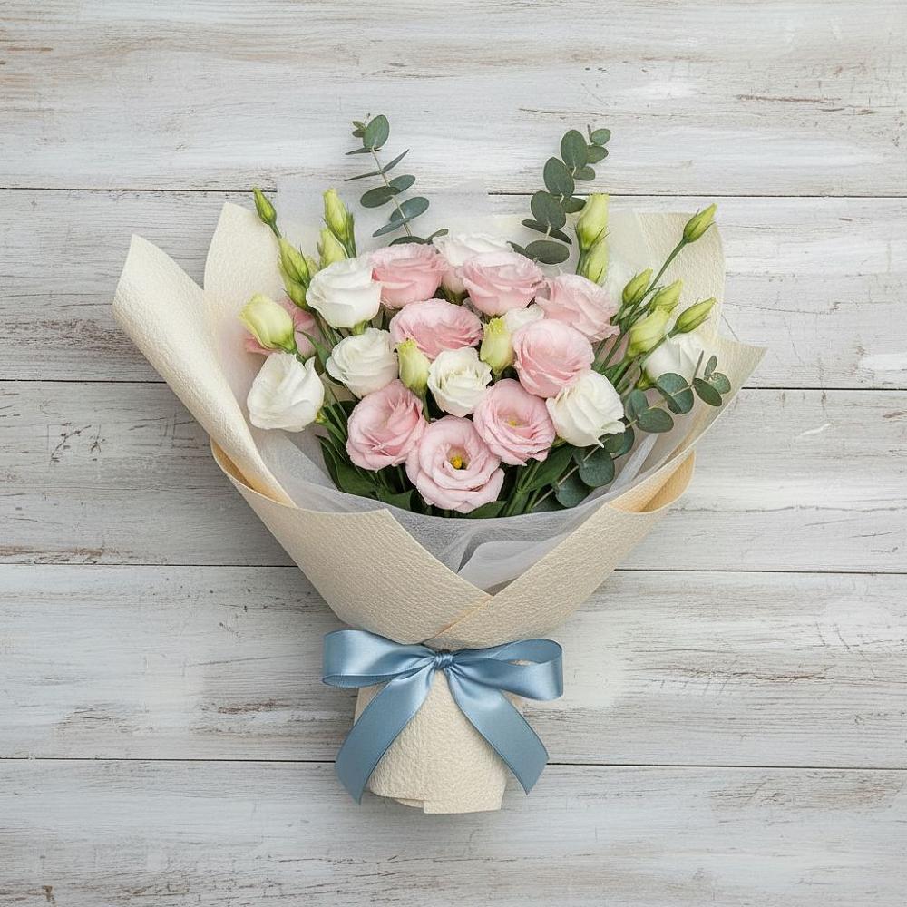 Букет цветов из: Лизиантусы в Пангодах